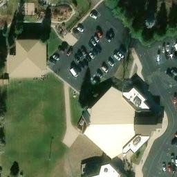 Volleyball Court, Lakewood, CO — aerial view