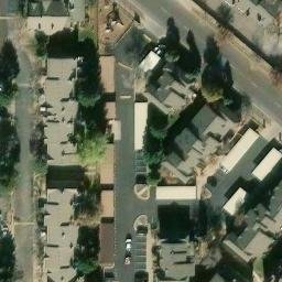 Volleyball Court, Denver, CO — aerial view