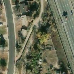 Volleyball Court, Denver, CO — aerial view