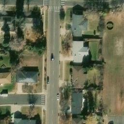 Volleyball Court, Denver, CO — aerial view