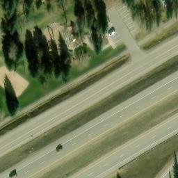 Sand Volleyball Court, Vail, CO — aerial view