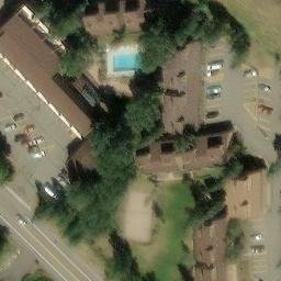Volleyball Court, Vail, CO — aerial view
