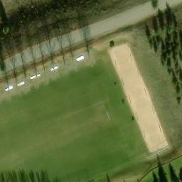 Volleyball Court, Vail, CO — aerial view