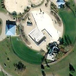 Sand Volleyball Court, Miamisburg, OH — aerial view