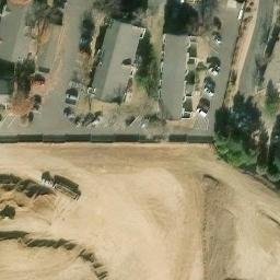 Volleyball Court, Denver, CO — aerial view