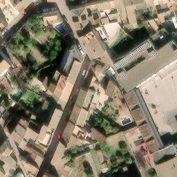 Volleyball Court near Santa Eugènia — aerial view
