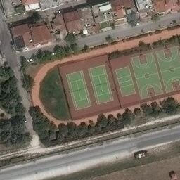 Volleyball Court — aerial view