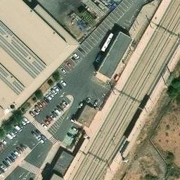 Vista aérea de La estación (Font de Mora)