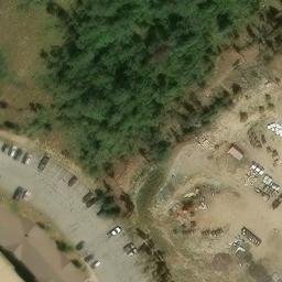 Volleyball Court, Keystone, CO — aerial view