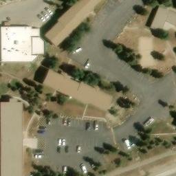 Volleyball Court, Keystone, CO — aerial view