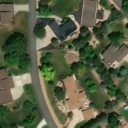 Sand Volleyball Court, Centennial, CO — aerial view