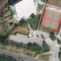 Volleyball Court — aerial view