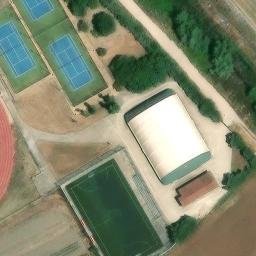 Palatenda comunale — aerial view
