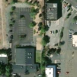 Volleyball Court, Reno, NV — aerial view