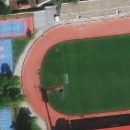 Volleyball Court — aerial view