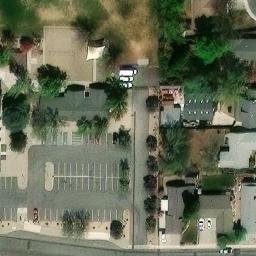 Sand Volleyball Court, Sparks, NV — aerial view