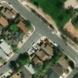 Sand Volleyball Court, Sparks, NV — aerial view