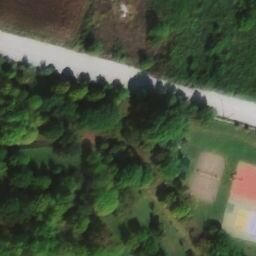 Sand Volleyball Court — aerial view