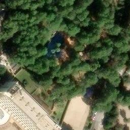 Volleyball Court — aerial view