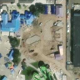 Sand Volleyball Court, Sparks, NV — aerial view