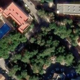 Volleyball Court near Calvià — aerial view