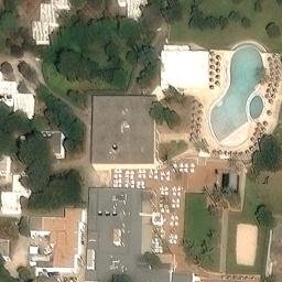Sand Volleyball Court — aerial view
