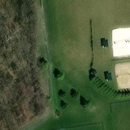 Sand Volleyball Court, MD — aerial view