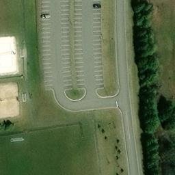 Sand Volleyball Court, MD — aerial view