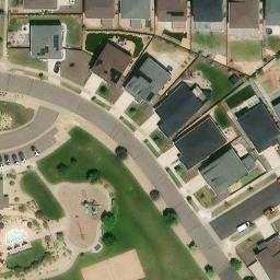 Volleyball Court, Parker, CO — aerial view