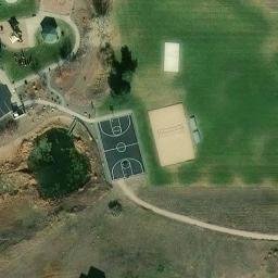 Volleyball Court, Parker, CO — aerial view