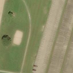 Sand Volleyball Court, IN — aerial view