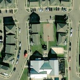 Sand Volleyball Court, Oxford, OH — aerial view