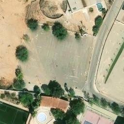 Vista aérea de Suroeste del casco
