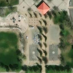 Volleyball Court, Reno, NV — aerial view
