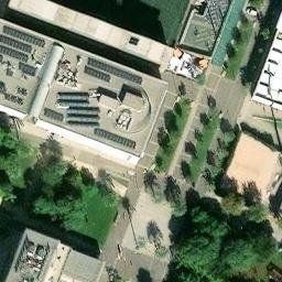 Sand Volleyball Court — aerial view