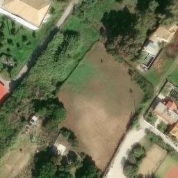 Sand Volleyball Court — aerial view