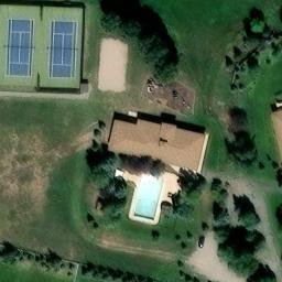 Sand Volleyball Court, Mulford, CO — aerial view