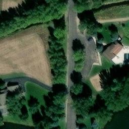 Sand Volleyball Court, CO — aerial view