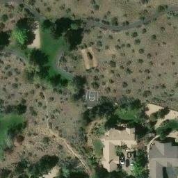 Sand Volleyball Court, NV — aerial view