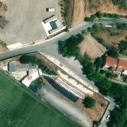 Volleyball Court — aerial view