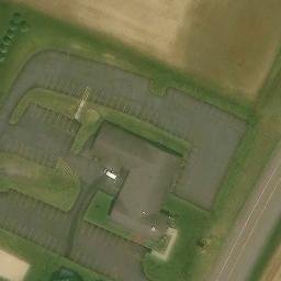 Sand Volleyball Court, MD — aerial view
