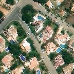 Sand Volleyball Court — aerial view
