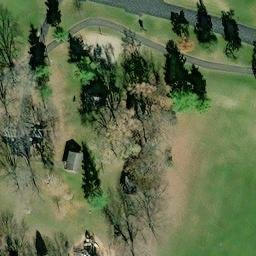 Volleyball Court, Fairfield, OH — aerial view