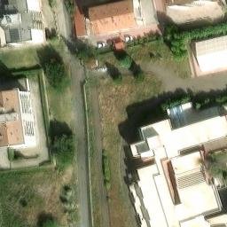 Volleyball Court near Cosenza — aerial view