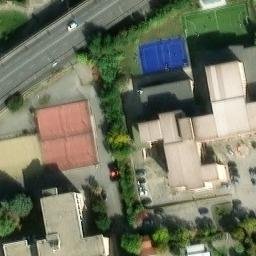 Volleyball Court near Cosenza — aerial view