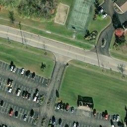 Volleyball Court, Fairfield, OH — aerial view