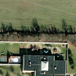Sand Volleyball Court in Deerfield Township, OH — aerial view