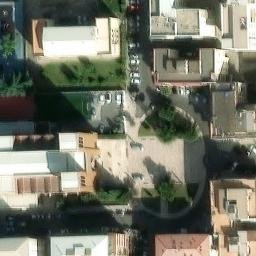 Volleyball Court near Cosenza — aerial view