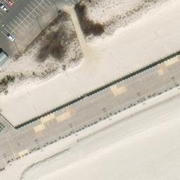 Sand Volleyball Court, Ocean City, NJ — aerial view