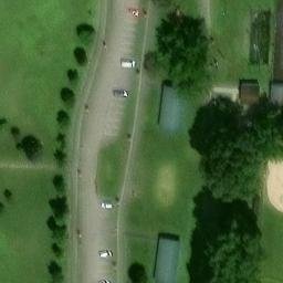 Sand Volleyball Court, Belpre, OH — aerial view